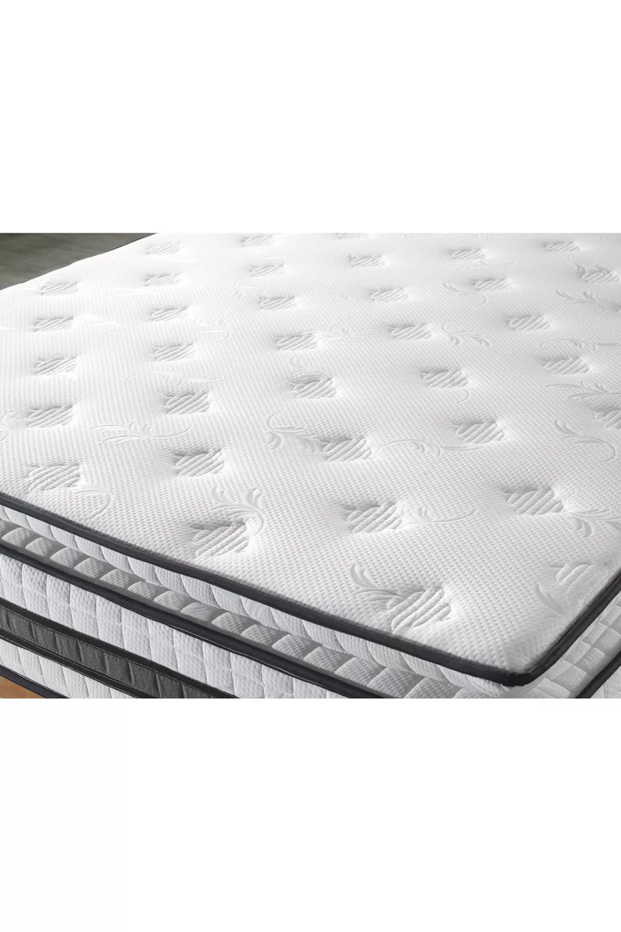 Matelas à ressorts ultra orthopédique Sultan avec support lombaire et dorsal et garniture rembourrée