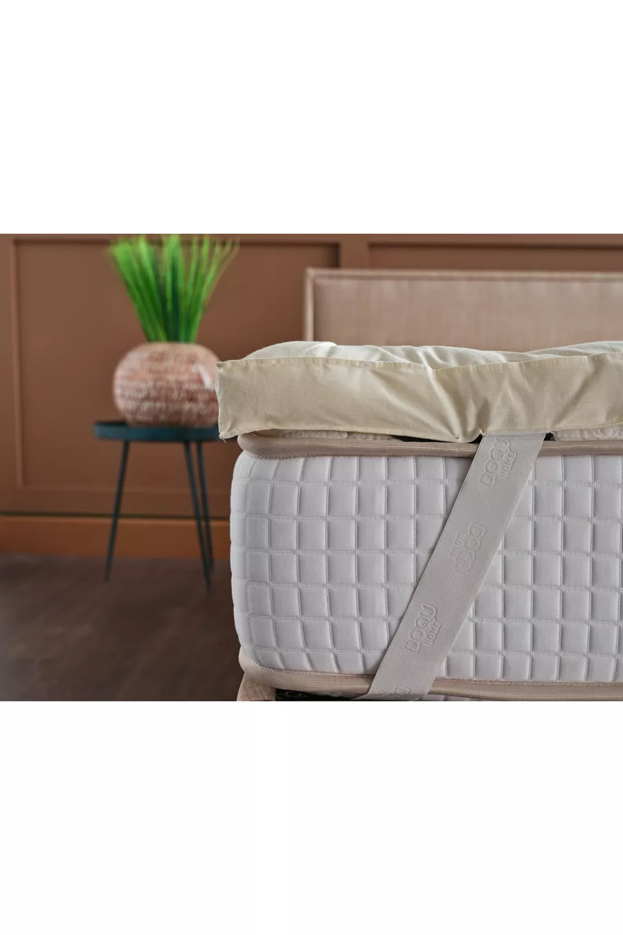 Protège-matelas en laine blanc - x cm