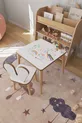 Table d'activité de jeu pour enfants Cm - Ensemble de rouleaux de papier - Table de travail avec chaise Montessori