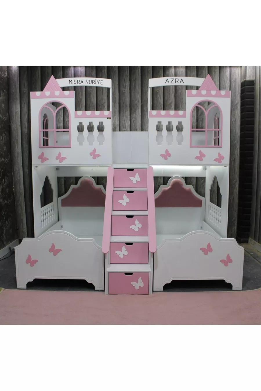 Lit superposé modulaire Papillon Aire de jeux