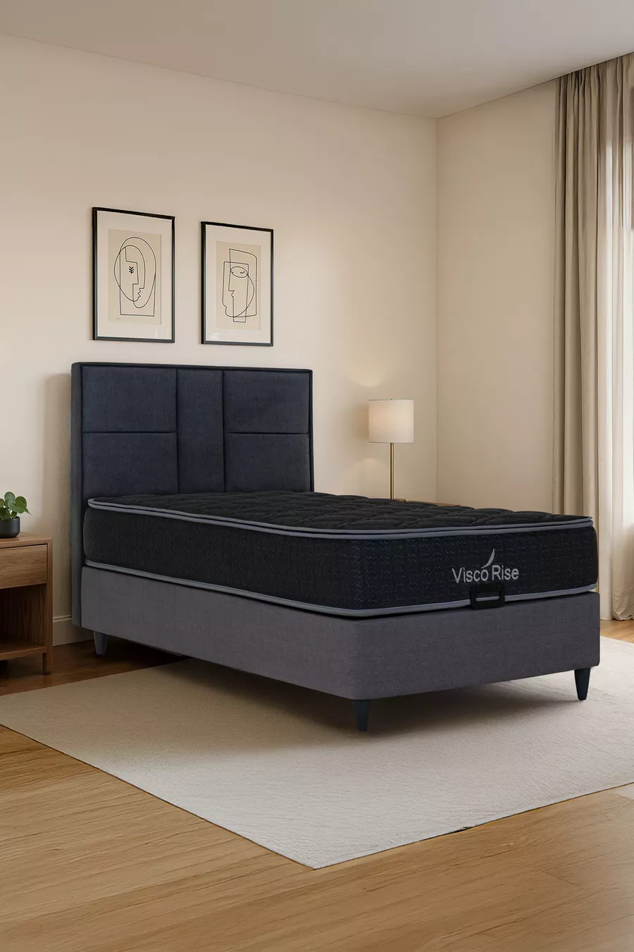 Tête Visco Rise (NE COMPREND PAS LE CADRE NI LE MATELAS)