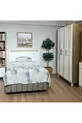 Titre en MDF Sicile, couleur blanc cassé