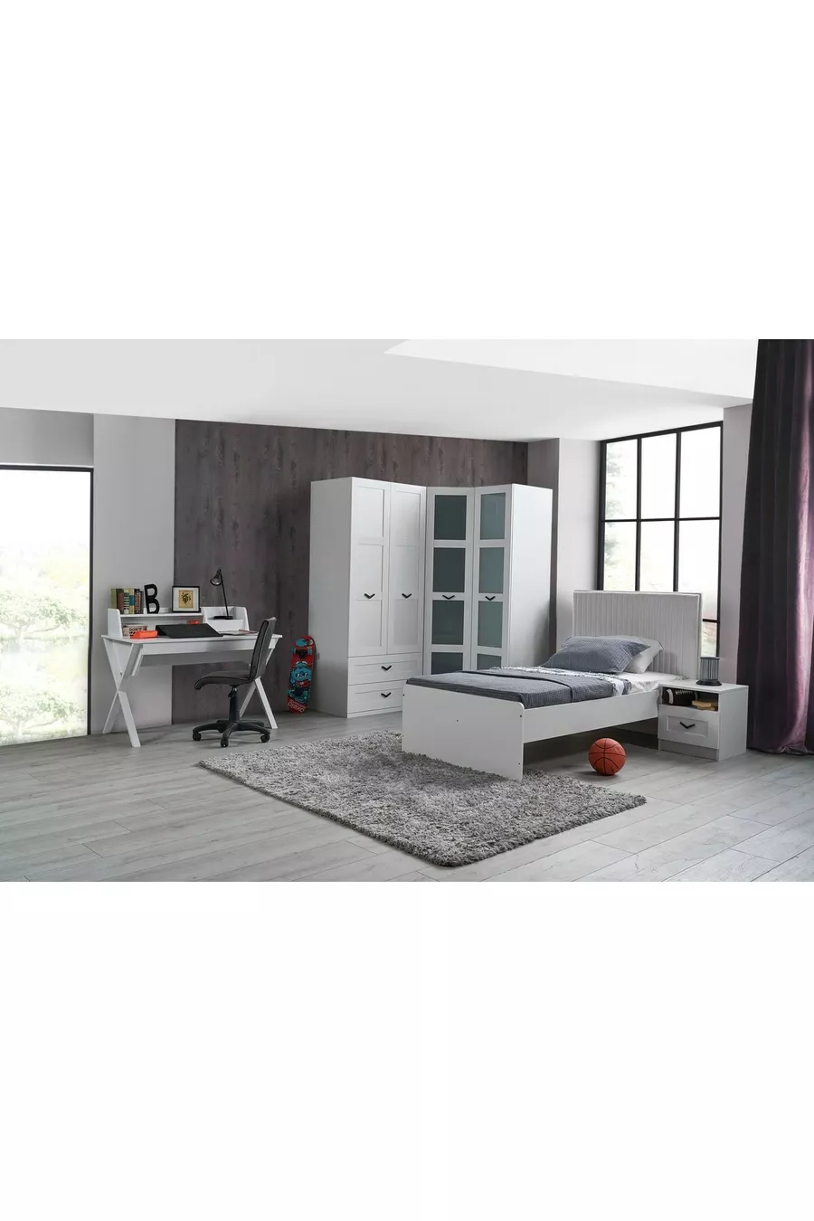 Ensemble de chambre d'adolescent Soft Köşe