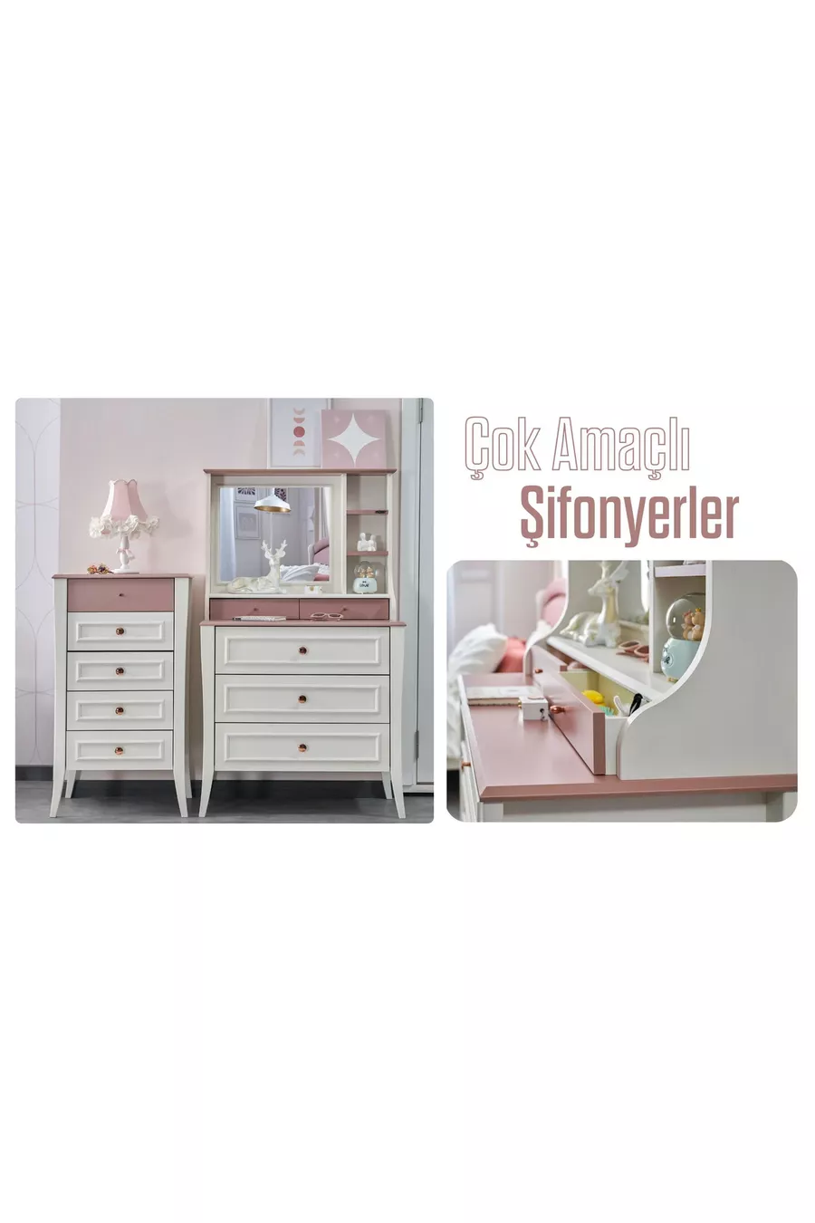Commode Ruby avec miroir