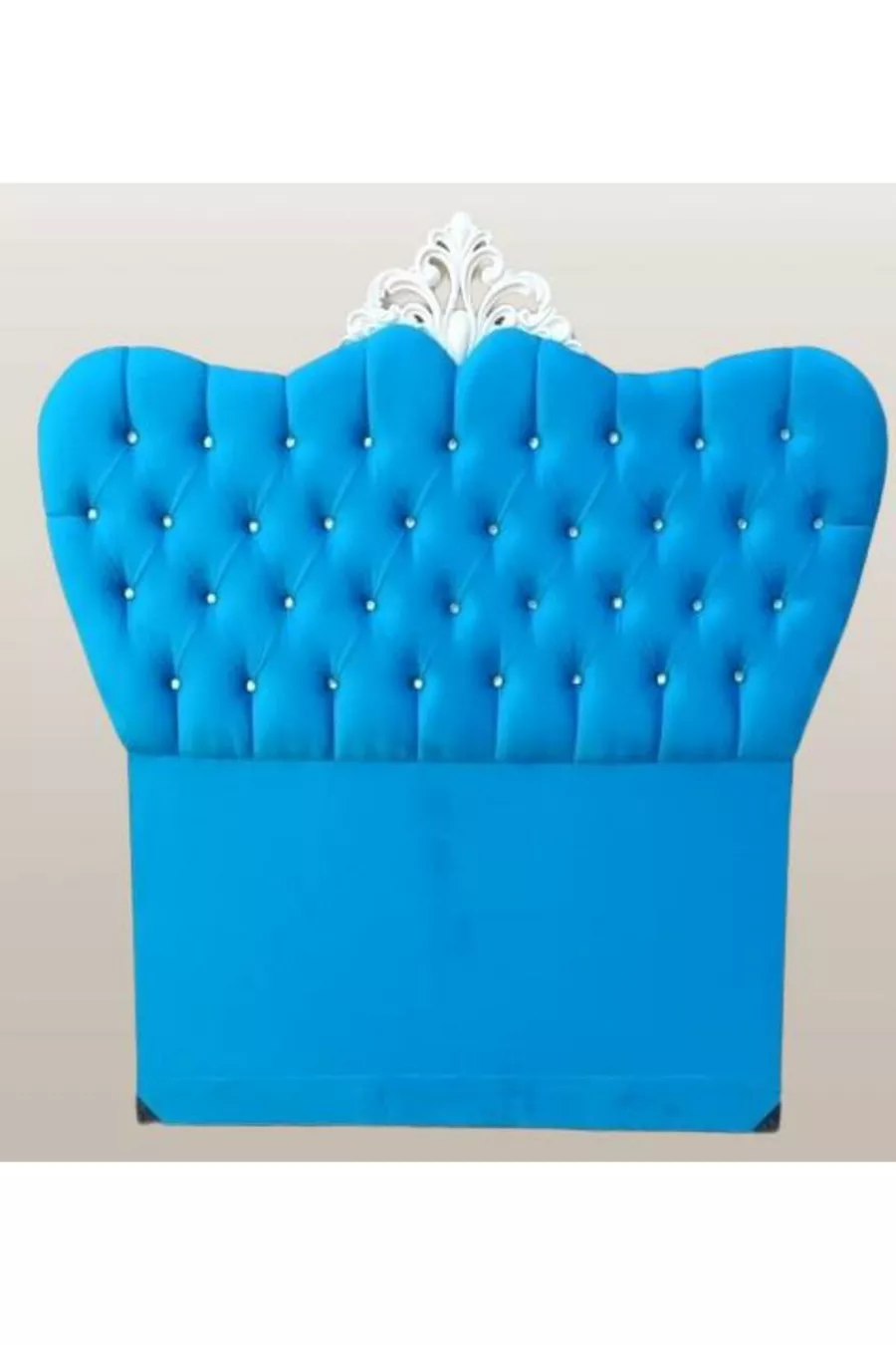 Titre DK Double Avangarde Turquoise Tissu Baby Face Capitonné Épais