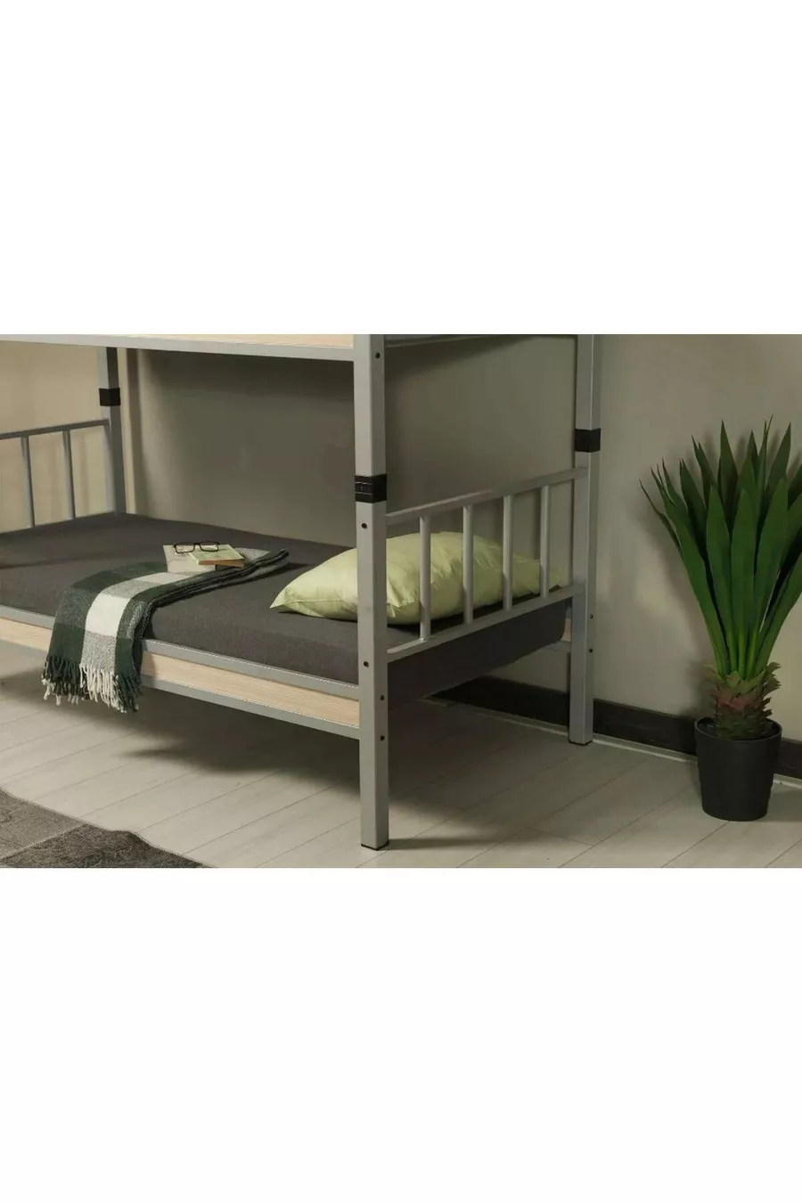 Lits superposés en métal Yurt Gris