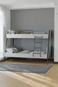 Lits superposés pour jeunes avec pieds en métal Cardi pour chambre d'enfant
