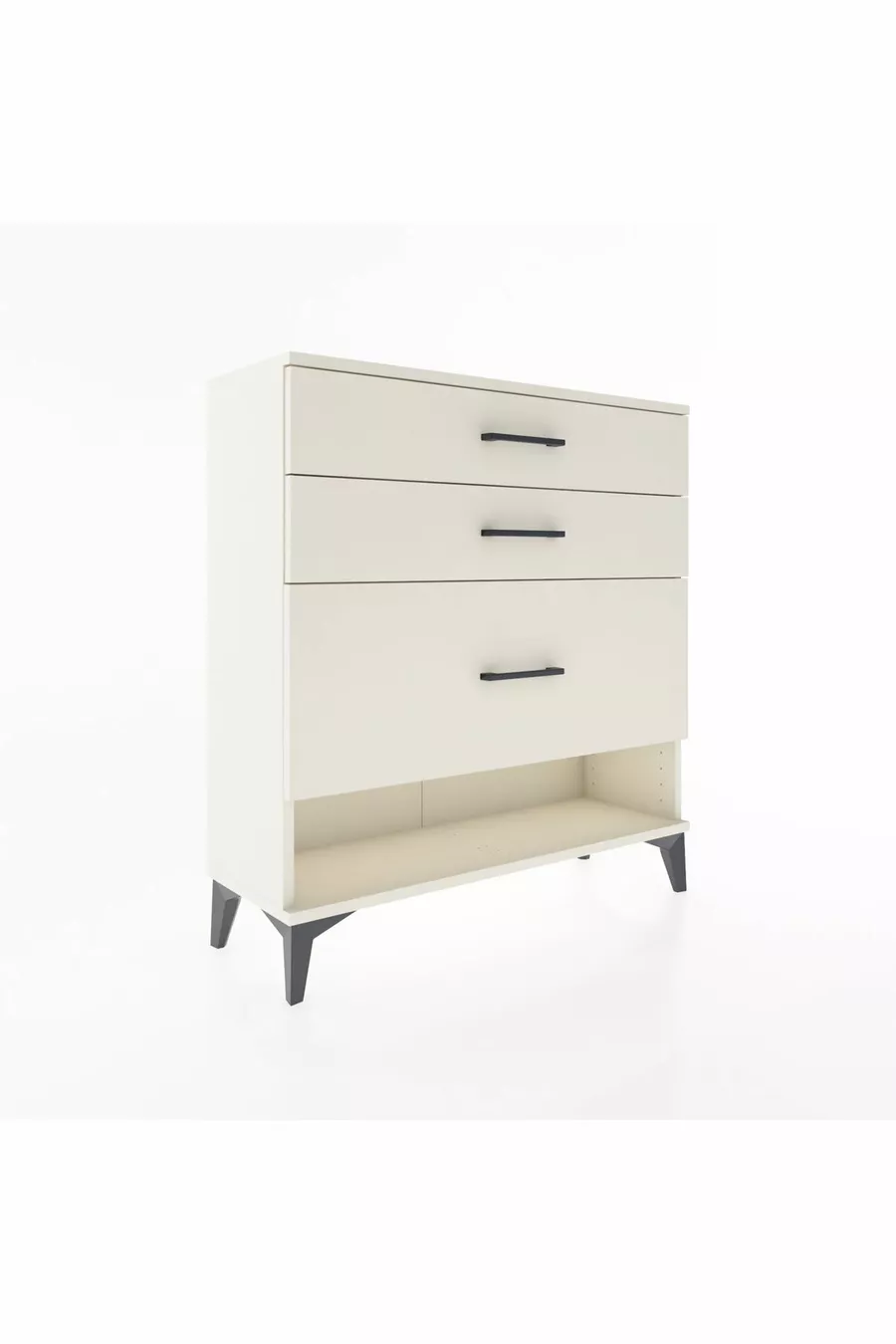 Commode Arges à 3 tiroirs Pierre de lune-Pierres de lune