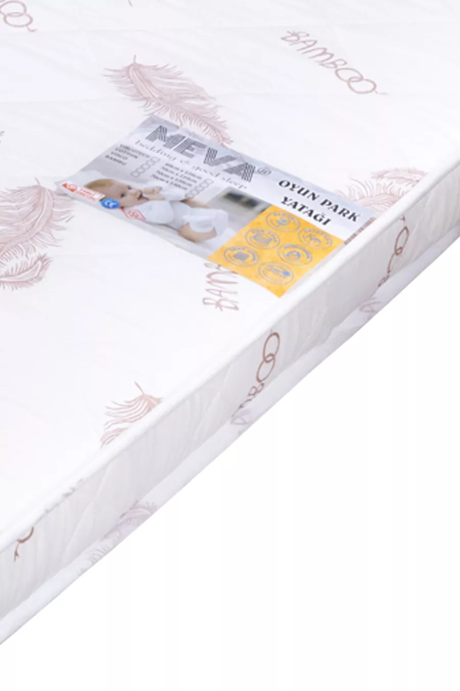 LIT ORTHOPÉDIQUE pour Bébé et Enfant, Matelas de Berceau, Lit Parapluie, Matelas Bébé sur Mesure en Bambou cm