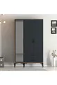 Armoire à 3 portes Kumsal Rt - Anthracite