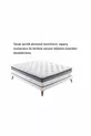 Matelas Orthopédique Complet avec Ressorts Pocket et Coussin en Gel Visco Bıo Night 5 Zones