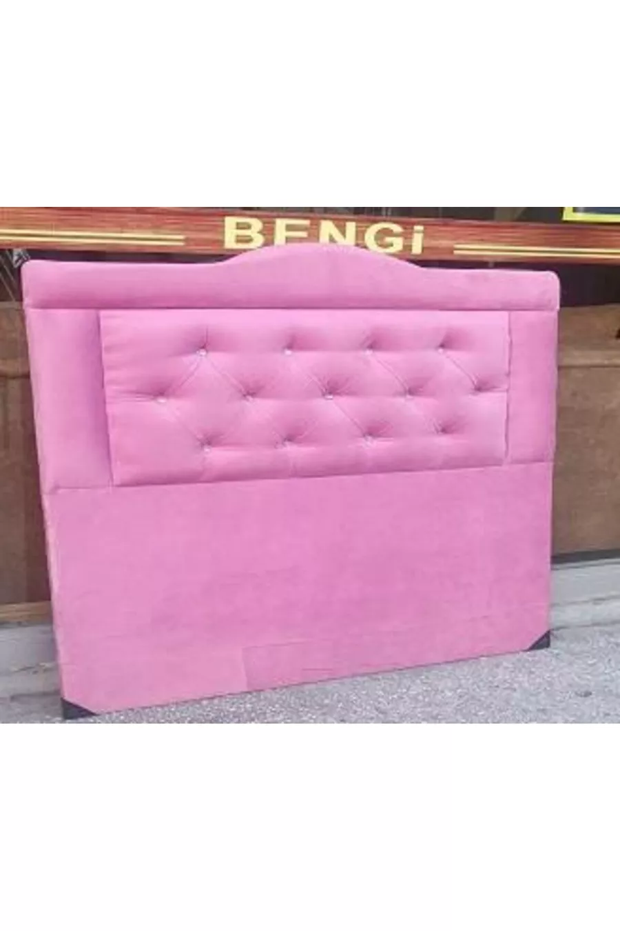 Titre DK Modèle Simple 'taille' Tissu en Plume de Poulain Rose Fait Main