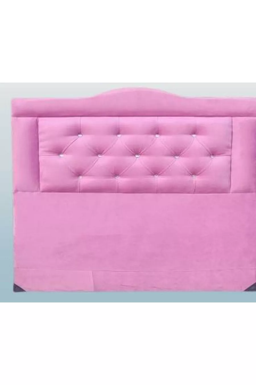 Titre DK Modèle Simple 'taille' Tissu en Plume de Poulain Rose Fait Main