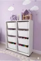 Armoire de Jouets Polyvalente à 8 Tiroirs et Unité de Rangement – Organisateur de Chambre d’Enfant avec ÉTIQUETTE CADEAU