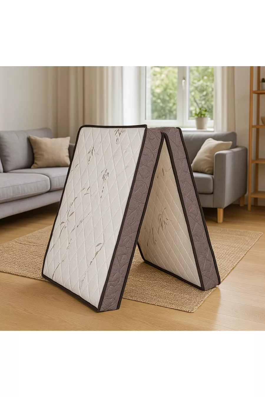 Lit pliant Bamboo Orthopédique Deluxe Lit d'extension Lit d'invité Lit au sol   Cm