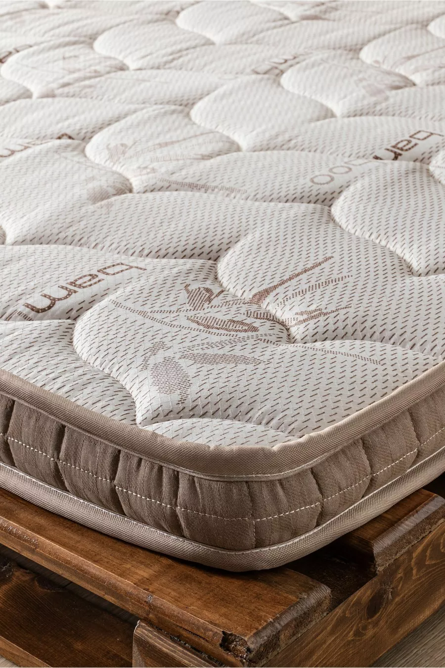 Matelas à mémoire de forme en bambou entièrement orthopédique