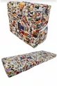 Lit pliant et matelas pliant en mousse simple 6 cm Motif Love