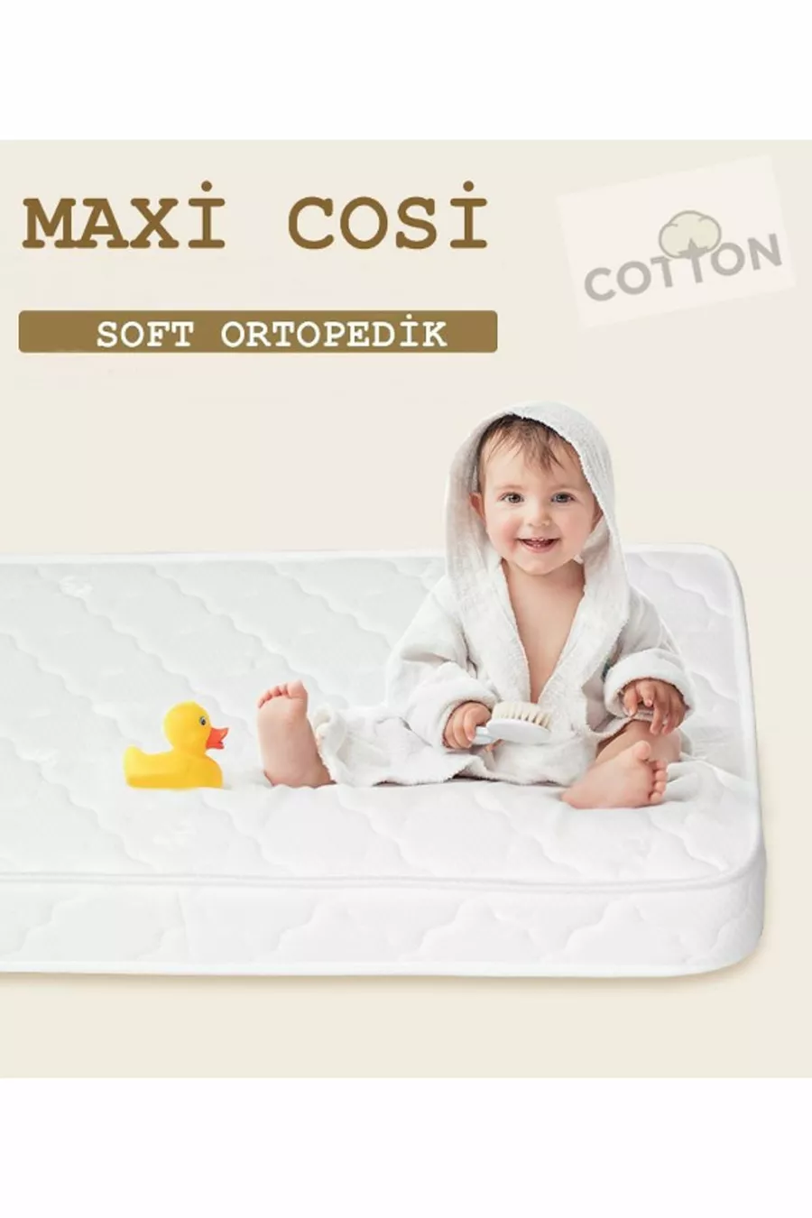 Matelas à ressorts orthopédique Maxi Cosi Sweet Cotton Cm Matelas à ressorts orthopédique de luxe Cotton