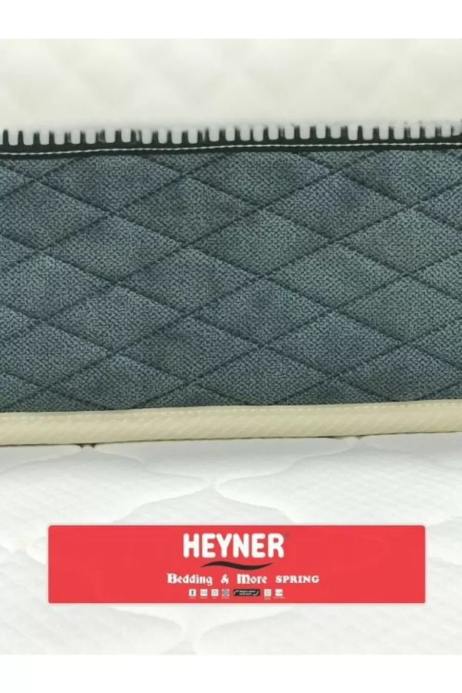 MATELAS À RESSORTS HEYNER DOUBLE FACE EN BAMBOU ET COTON BIOLOGIQUE MATELAS ORTHOPÉDIQUE À RESSORTS