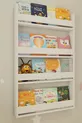 Bibliothèque Montessori pour enfants à 4 étagères murales blanche - Design éducatif