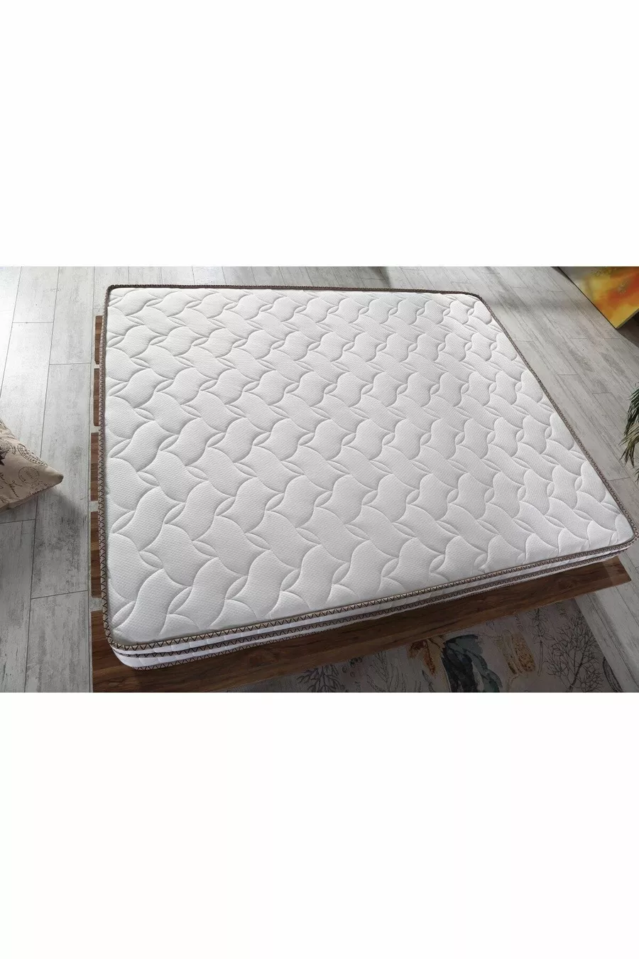 Matelas à ressorts avec coussin invisible entièrement orthopédique Kardelen