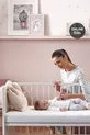 Matelas pour bébé en mousse lavable avec housse naturelle en coton