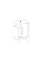 Table de chevet Bengi blanche