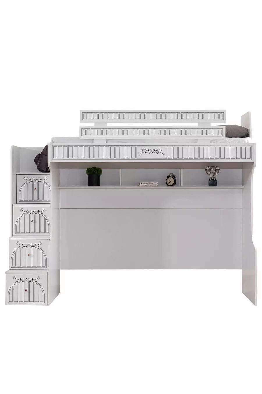 Lits superposés, Lit superposé Londres avec 2 matelas Comfort