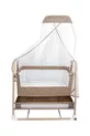 Berceau Royal Anne à Côté avec Tulle, Berceau Panier, Berceau Bascule pour Bébé, Berceau à Côté de la Maman