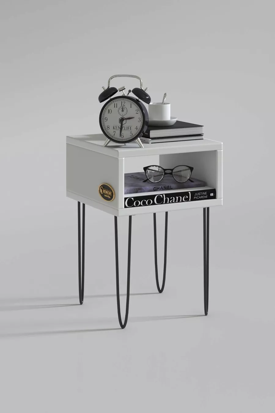 Table d'appoint Ortense Byz Commode ** Table gigogne moyenne avec pieds en métal (M)