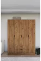 Armoire Atlas 4 portes 2 tiroirs