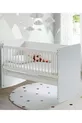 Berceau pour bébé à bascule et fixe - Lit pour bébé - Lit parc - Blanc - Cm - 