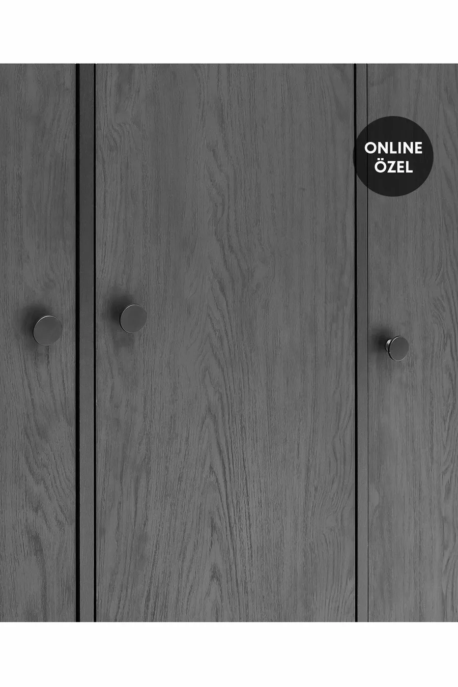 Armoire Kalinsta à 3 portes - Noir