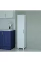 Armoire à étagères blanches polyvalente
