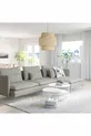 Canapé 3 places et fauteuil lounge, viarp beige-brun, à double accoudoir