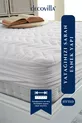 Protège-matelas matelassé ajusté avec bords complets, imperméable aux liquides, drap housse blanc