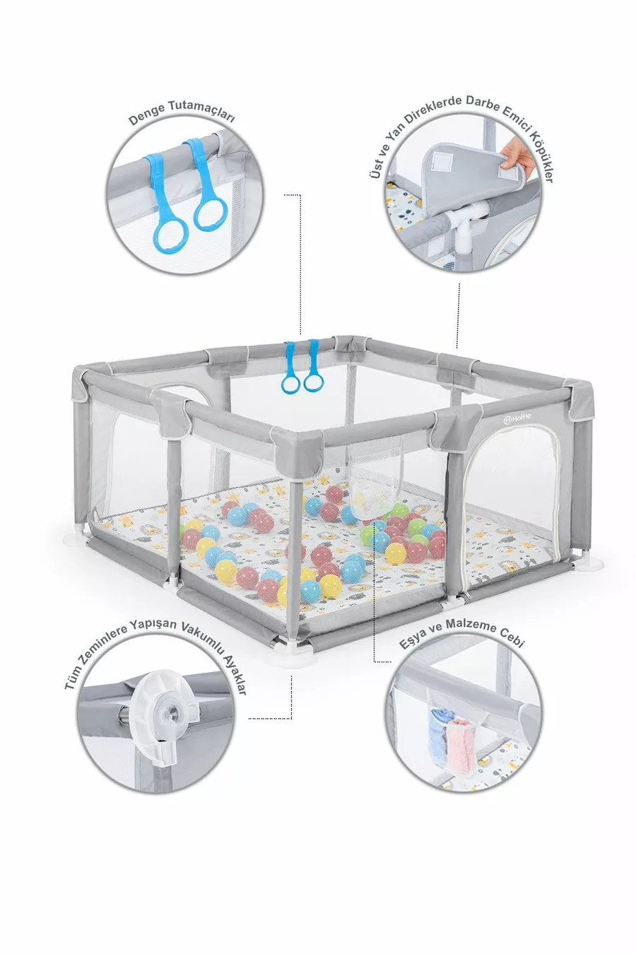 Aire de jeu Original Playard Plus sûre pour bébé et enfant, parc de jeu, tapis de jeu et balles