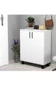 Meuble à chaussures  paires, 2 portes, 4 étagères, Meuble d'entrée, Cuisine, Chambre, Armoire polyvalente