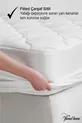 Drap-housse protecteur de matelas matelassé  % coton, bord complet ajusté, rembourré de fibre, pour lit simple et double