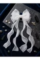 Barrette à cheveux avec grand nœud et queue, accessoire de cheveux pour occasions spéciales et mariages