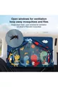 Rideau latéral de voiture pour enfants Voiture Auto Pare-soleil Magnétisé Ombrage Fenêtre Bébé