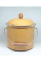 MAISON ÉMAILLÉE  CM 5 LITRES BASSINE ÉMAILLÉE JAUNE