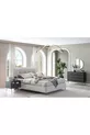 ENSEMBLE DE CHAMBRE PANDOR NOX AVEC PORTES EN VERRE, NOYER FONCÉ, 5 PORTES