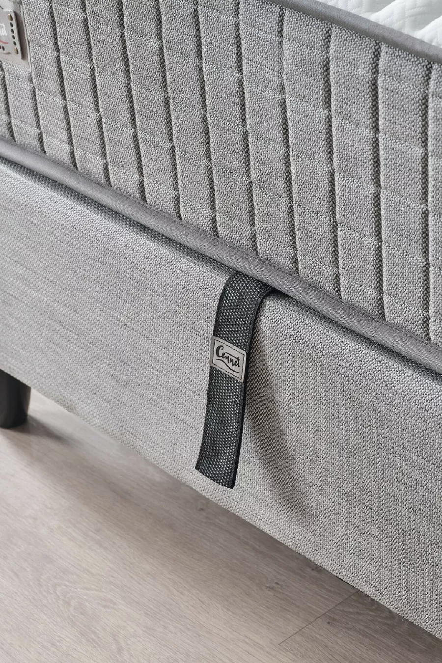 Ensemble de lit simple Mimoza avec matelas entièrement orthopédique antibactérien, sommier et tête de lit, ensemble 3 pièces
