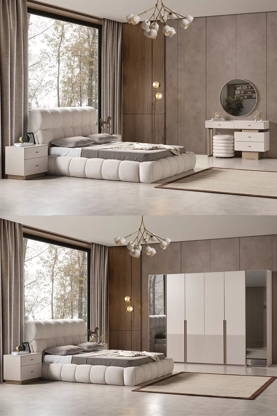 Ensemble de chambre à coucher Silvar