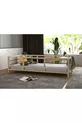 Lit pour bébés et enfants en bois naturel avec protection métallique sur les bords Yap-sa Home Aksa-montessori