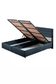 Ensemble Sofia Double, Ensemble Tête de Lit Double, Anthracite