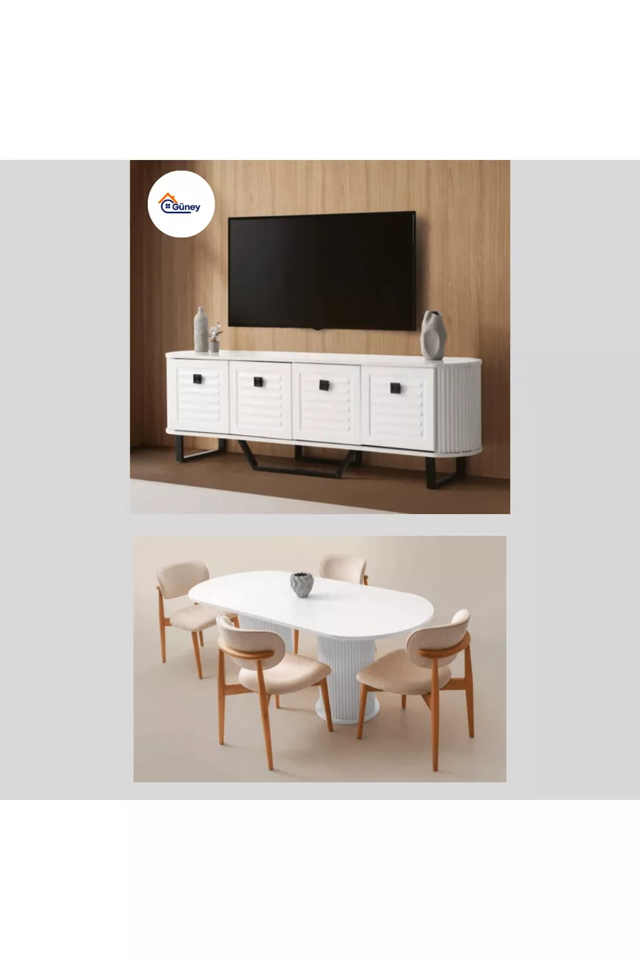 Ensemble Chambre à Coucher et Salle à Manger Pack Mariage