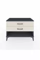 Commode Hyperion 2 tiroirs Anthracite-Pierres de lune