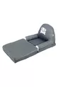 Chaise pour bébé et enfant pliable, lit portable, gris/dalmate